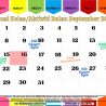 Jadual Aktiviti & Kelas Bulan September 2024